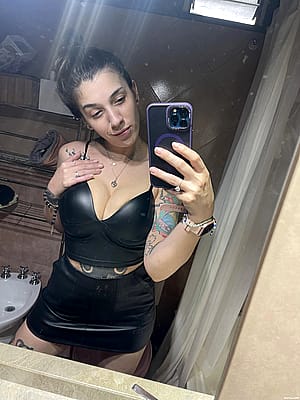 I hope you like my leather dress… if not I can take it off