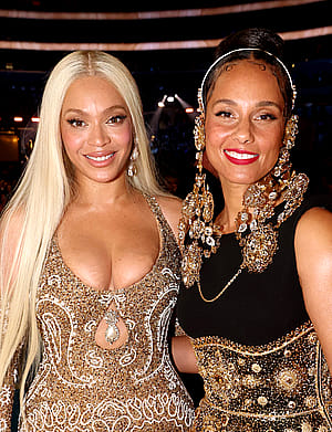 Beyonce, 43, and Alicia Keys, 44'