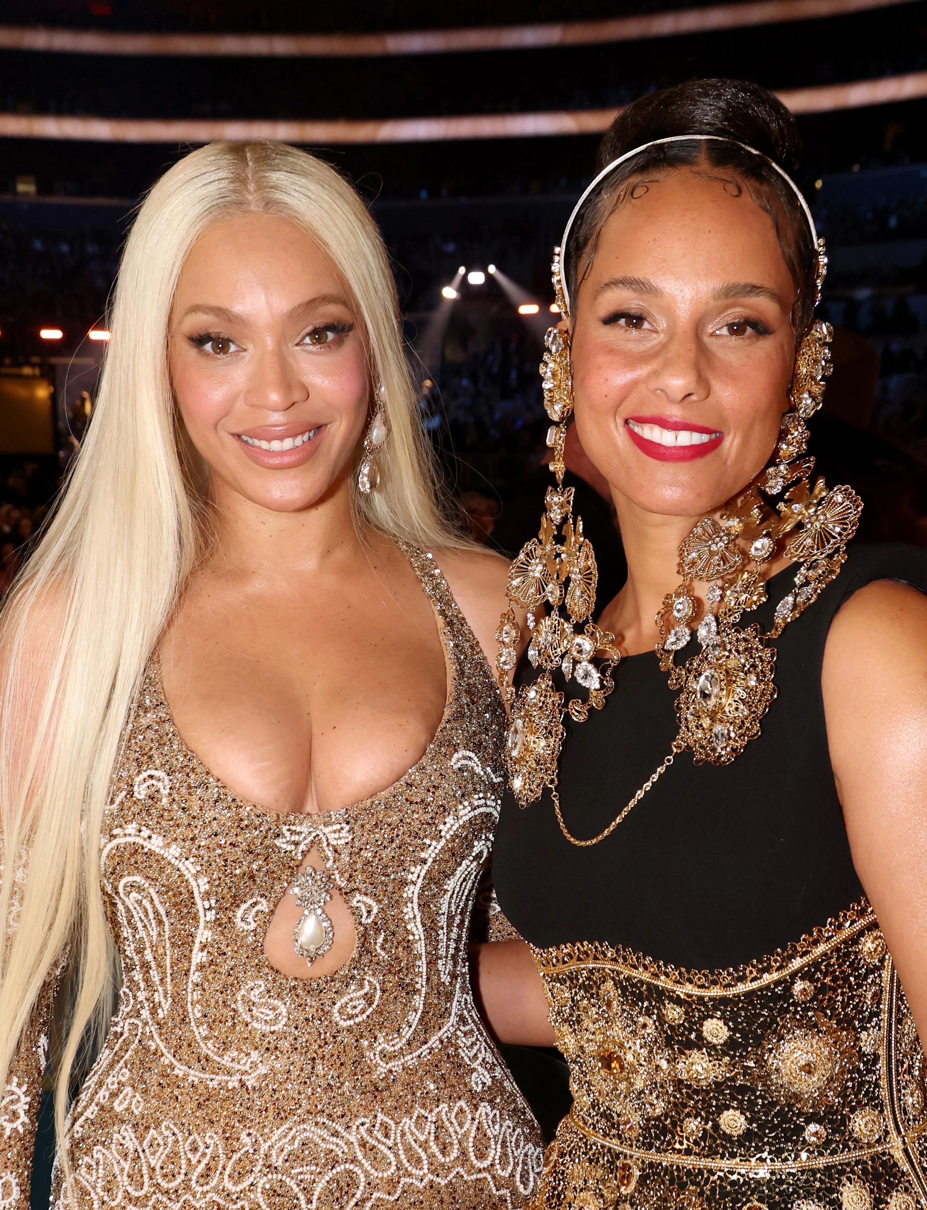 Beyonce, 43, and Alicia Keys, 44 picture 1 of 1