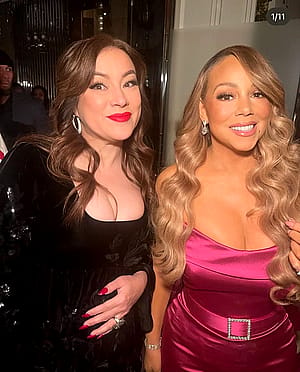 Jennifer Tilly, 66, and Mariah Carey, 55'