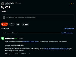 📌 How to check your CQS (Contributor Quality Score)'