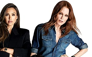 Jessica Alba, 43, and Julianne Moore, 63'