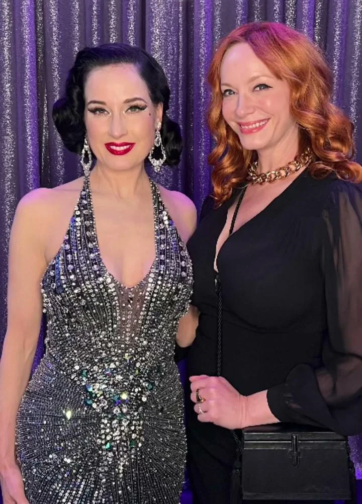 Dita Von Teese, 52 and Christina Hendricks, 50 picture 1 of 1