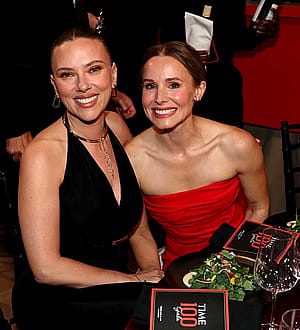 Scarlett Johansson, 40 & Kristen Bell, 44'