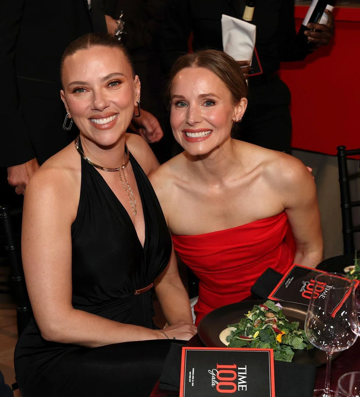 Scarlett Johansson, 40 & Kristen Bell, 44 picture 1 of 1