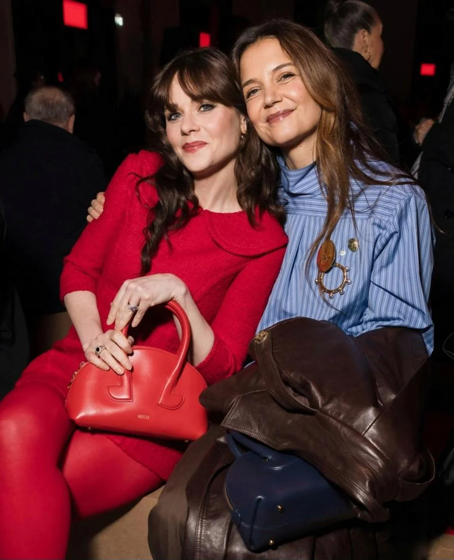 Zooey Deschanel, 45 & Katie Holmes, 46 picture 1 of 1