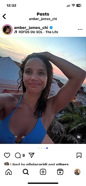 Amber James, 40'