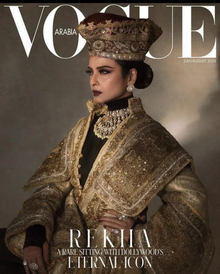 Rekha for Vogue Arabia, 68 picture 1 of 11
