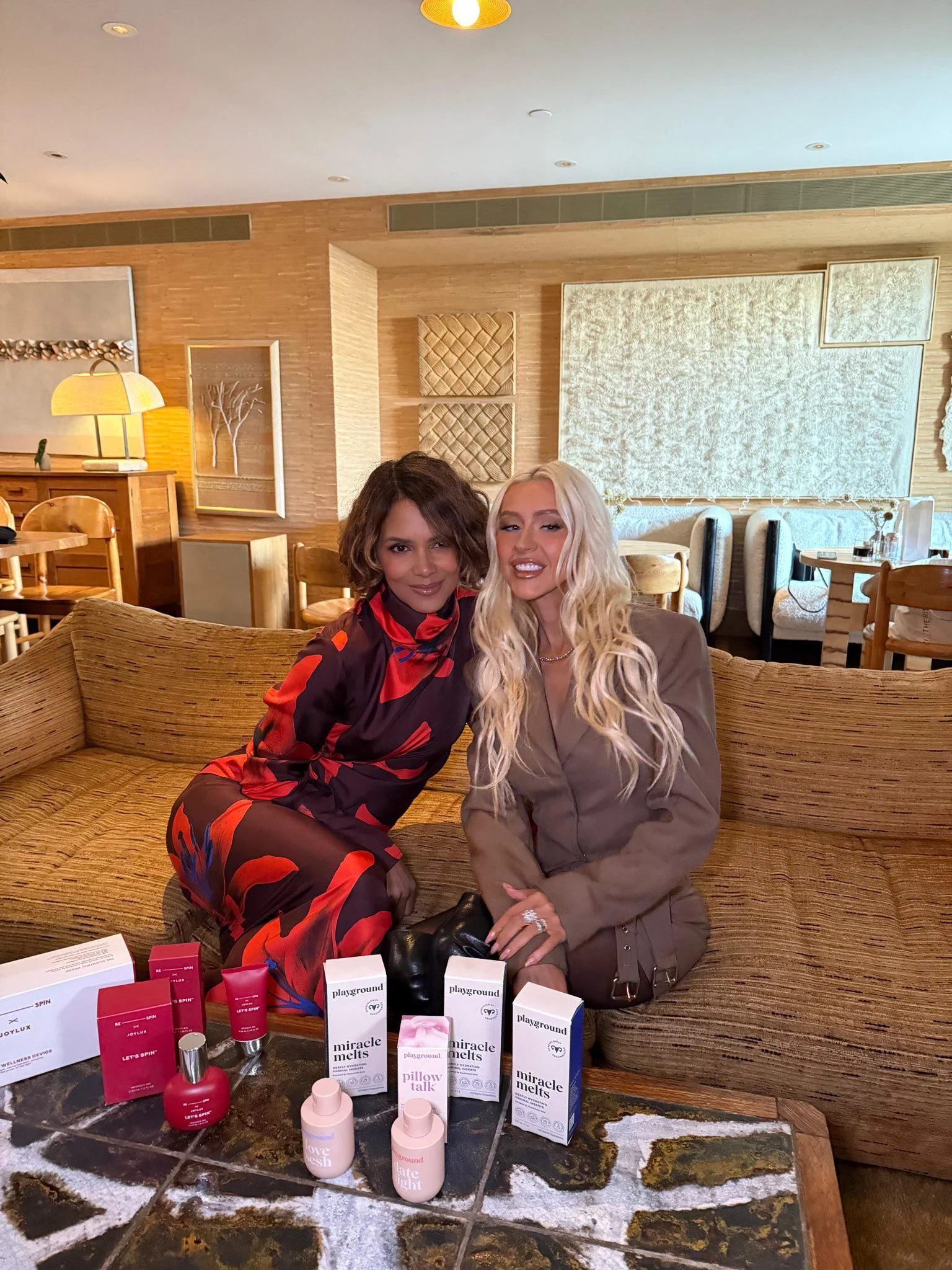 Halle Berry, 58, and Christina Aguilera, 44 picture 1 of 1