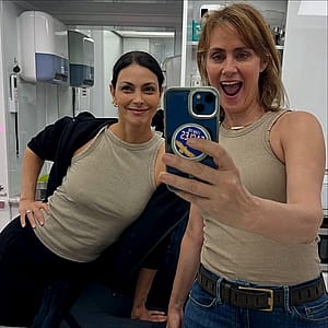 Morena Baccarin, 45 and Diane Farr, 55'