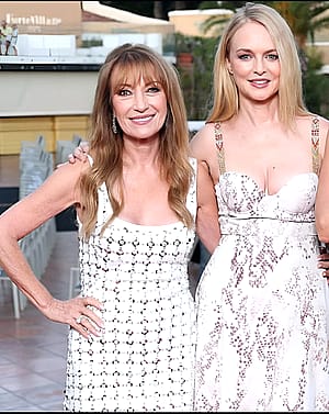 Jane Seymour, 74 Heather Graham, 55'