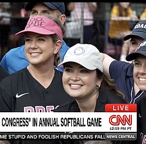Brianna Keilar, 44 - she’s on the left and is a cnn anchor.'