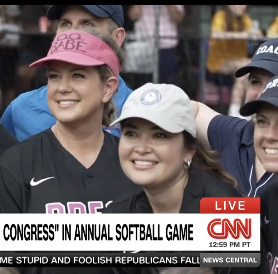 Brianna Keilar, 44 - she’s on the left and is a cnn anchor. picture 1 of 1