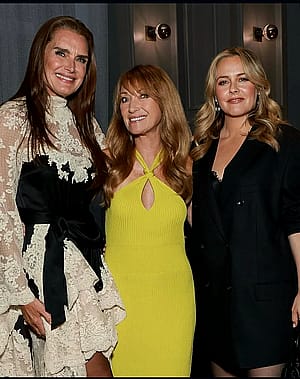 Jane Seymour, 74 Brooke Shields, 60'