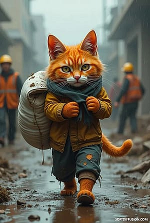 Determined Paws on a Mission: