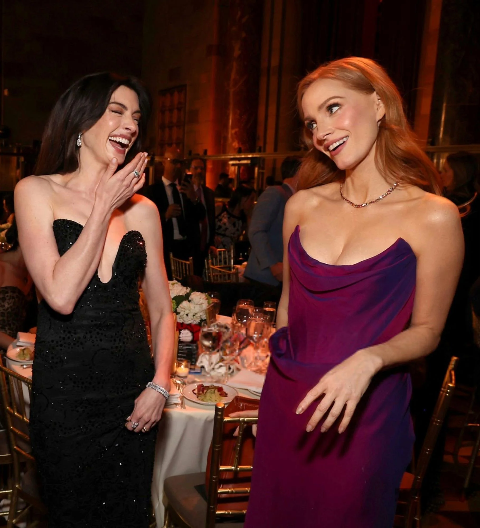Anne Hathaway, 41 & Jessica Chastain, 46 picture 2 of 2