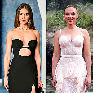 Who is prettier at 40 ? Alison Brie, 40 , or Scarlett Johansson, 40?'