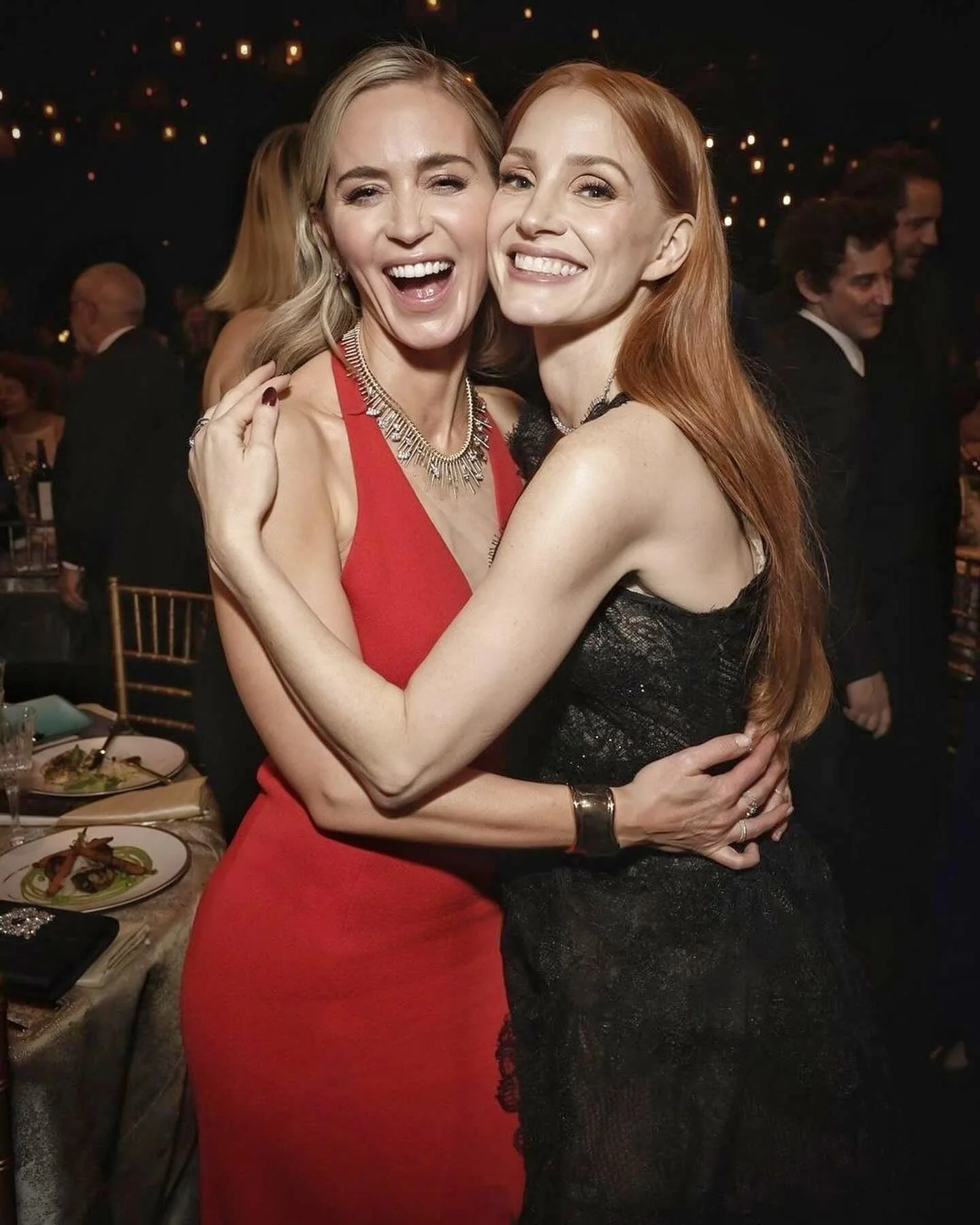 Emily Blunt, 41 & Jessica Chastain, 46 picture 1 of 3
