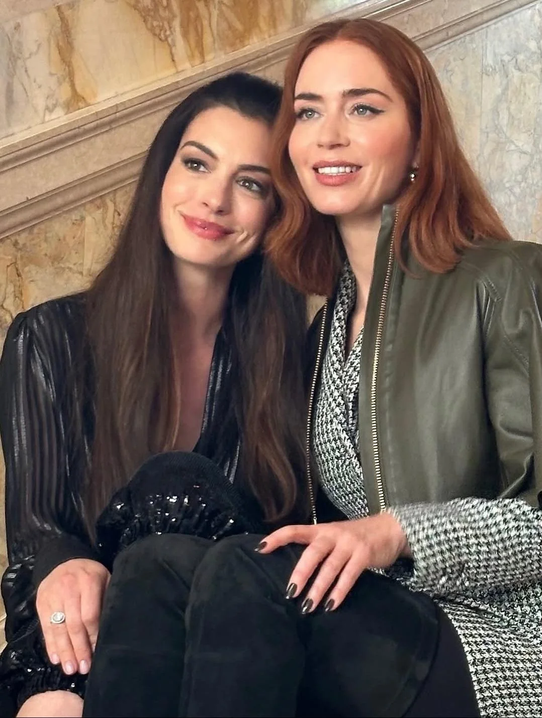 Anne Hathaway, 43 & Emily Blunt, 43 picture 1 of 1